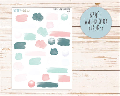 MARCH 2026 Neutral Collection Stickers for Small Nancy & Anne. Laurel Denise Planners || MN