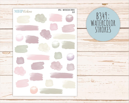 APRIL 2026 Neutral Collection Stickers for Small Nancy & Anne. Laurel Denise Planners || MN