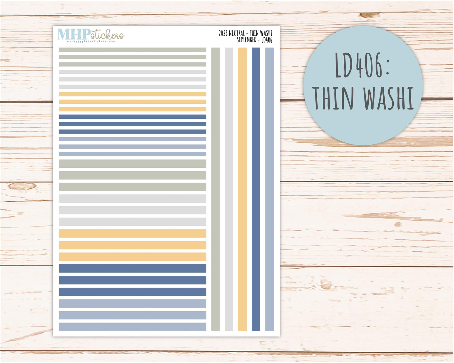 SEPTEMBER 2026 Neutral Collection Stickers for Small Nancy & Anne. Laurel Denise Planners || MN