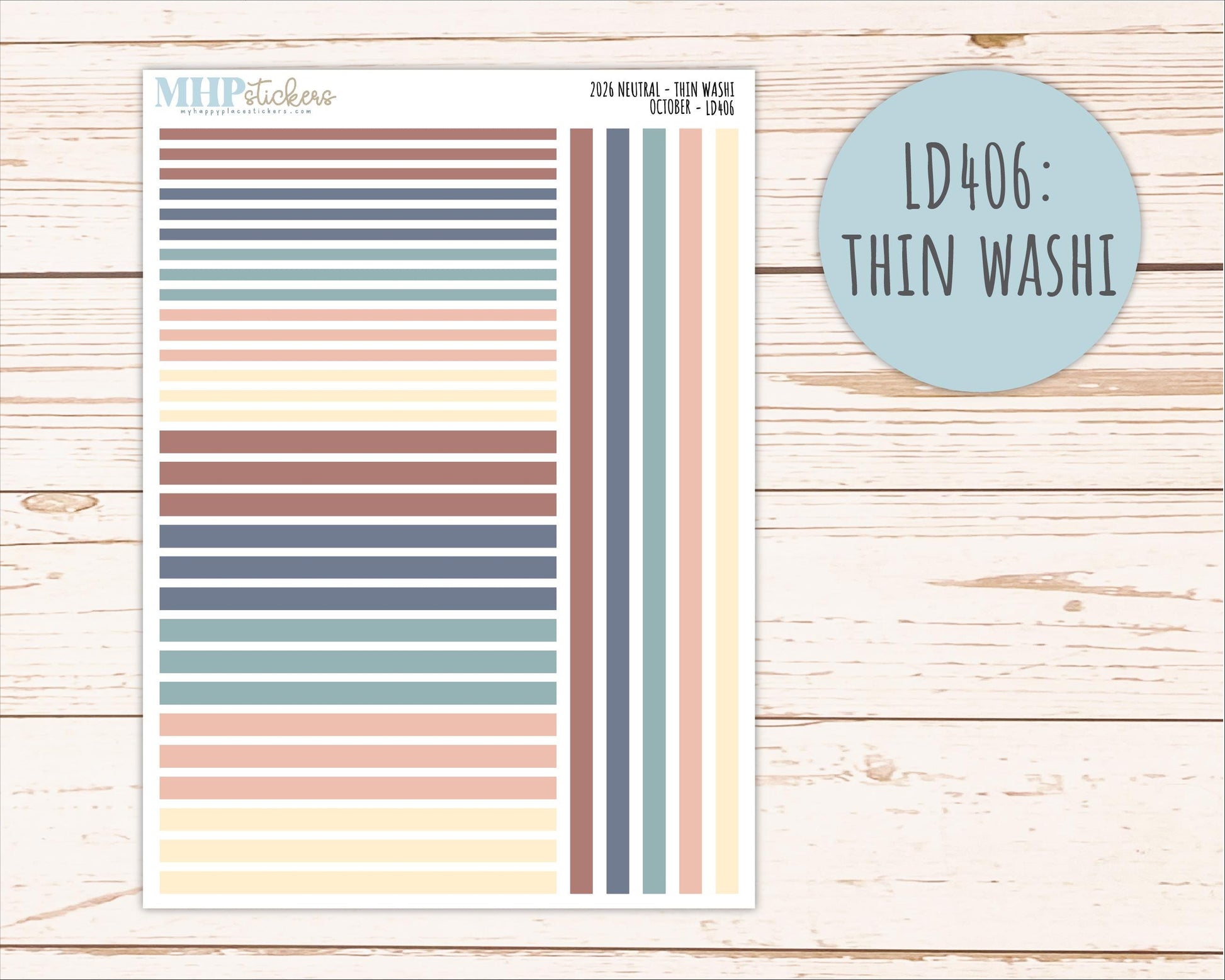 OCTOBER 2026 Neutral Collection Stickers for Small Nancy & Anne. Laurel Denise Planners || MN