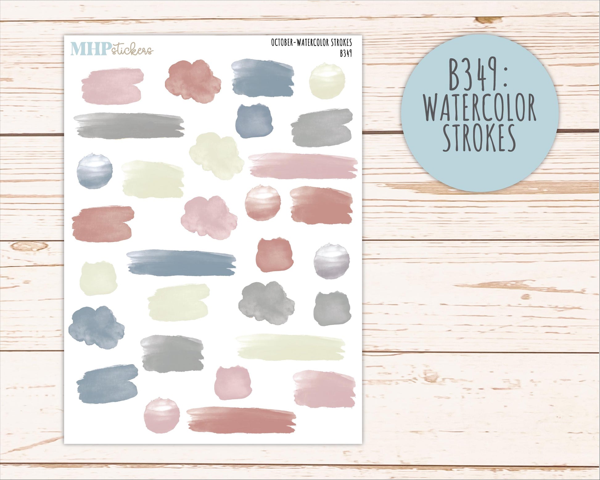 OCTOBER 2026 Neutral Collection Stickers for Small Nancy & Anne. Laurel Denise Planners || MN