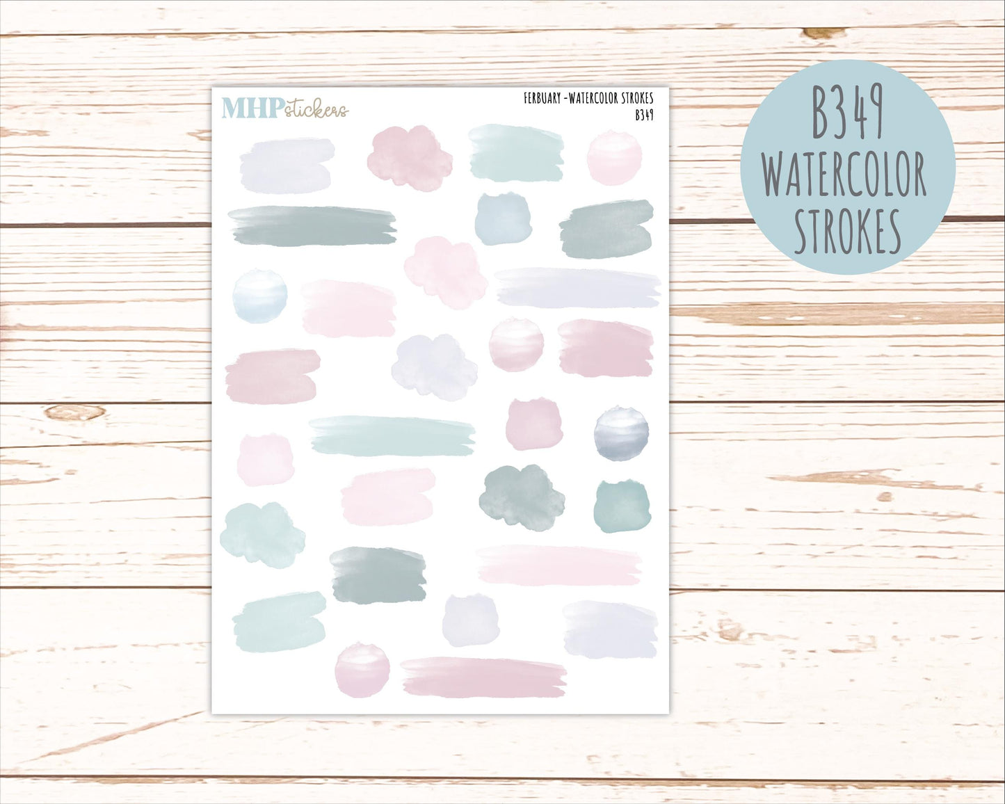 FEBRUARY 2026 Neutral Collection Stickers for the Large Nancy, Anne, & Billie Laurel Denise Planners || OGN