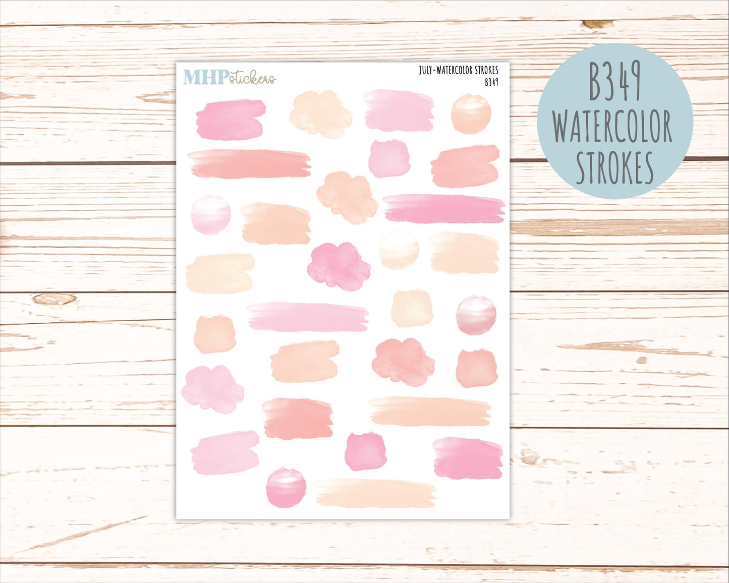 JULY 2026 Neutral Collection Stickers for the Large Nancy, Anne, & Billie Laurel Denise Planners || OGN