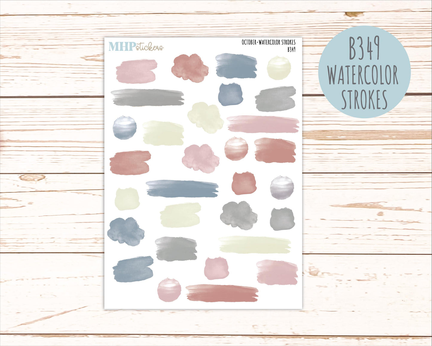 OCTOBER 2026 Neutral Collection Stickers for the Large Nancy, Anne, & Billie Laurel Denise Planners || OGN