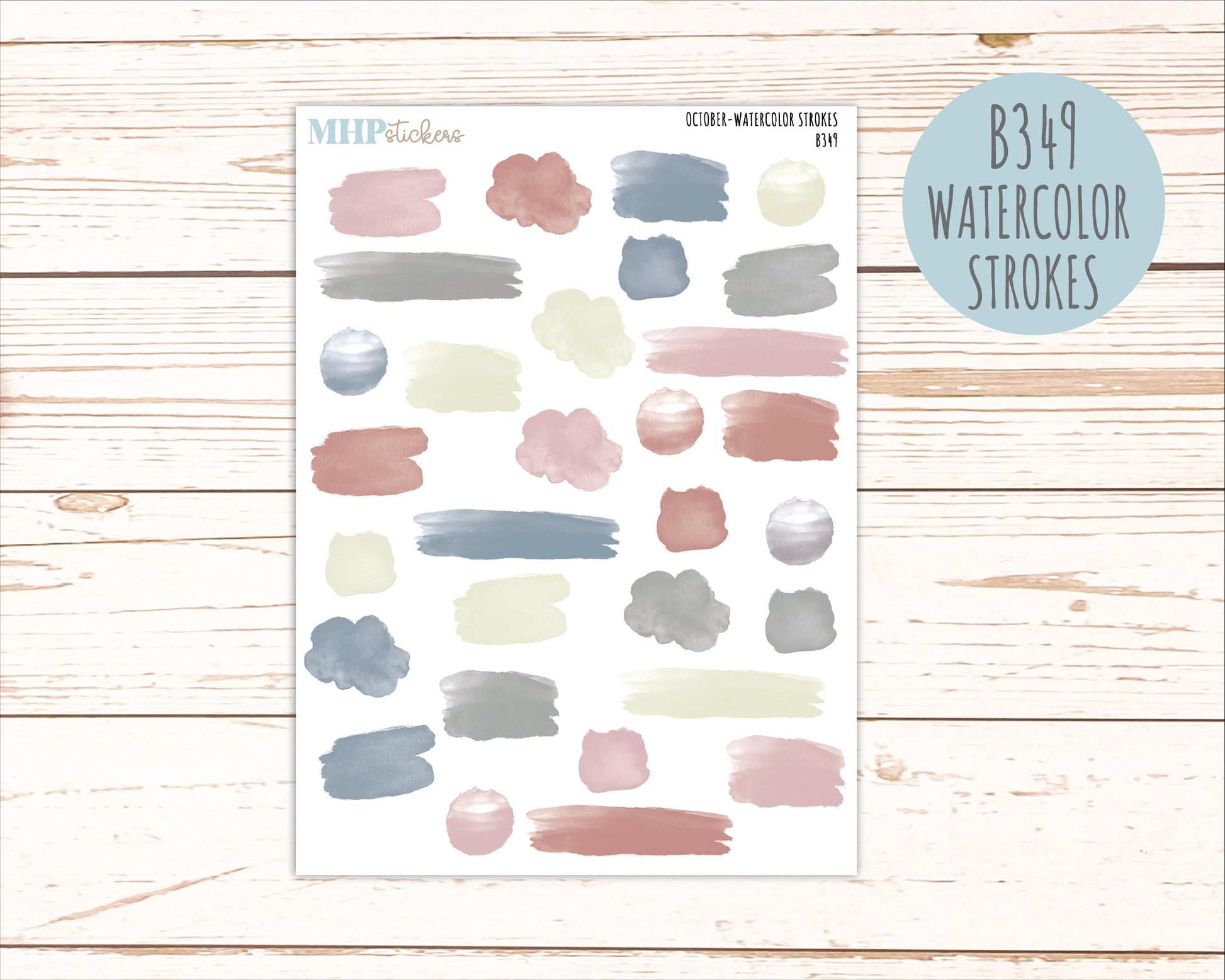 OCTOBER 2026 Neutral Collection Stickers for the Large Nancy, Anne, & Billie Laurel Denise Planners || OGN