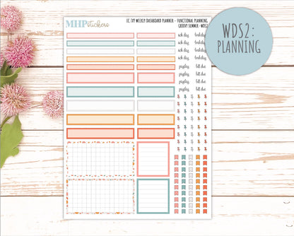 AUGUST Weekly Dashboard Kit for 7x9 Erin Condren Planners. 2026 Collection "Groovy Summer" || ECWDS