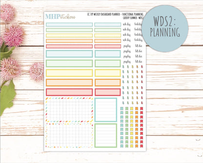 AUGUST Weekly Dashboard Kit for 7x9 Erin Condren Planners. 2026 Collection "Hello Sunshine" || ECWDS