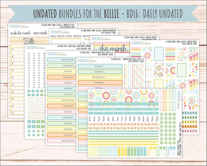 AUGUST 2026 Stickers for Large Nancy, Anne, & Billie Planners. Laurel Denise Planners "Hello Sunshine" || OG