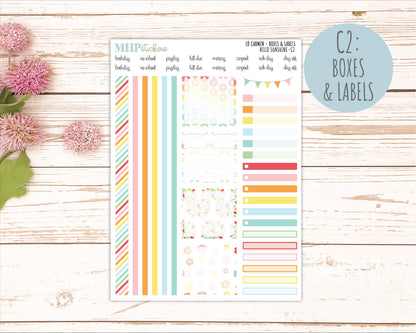 AUGUST 2026 Stickers for The Carmen Laurel Denise Planner "Hello Sunshine || C