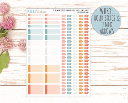 AUGUST Weekly Hourly Planning Kits for 7x9 Erin Condren Planners. 2026 Collection "Groovy Summer" || ECWHR