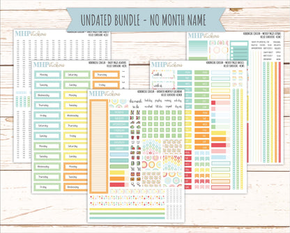 AUGUST 2026 Stickers for Hobonichi Cousin. A5 Planners "Hello Sunshine" || HC