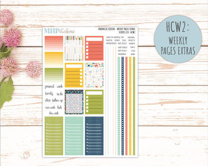 AUGUST & SEPTEMBER 2026 Stickers for Hobonichi Cousin. A5 Planners "School Life" || HC