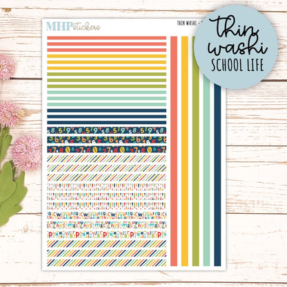 Thin Washi for Laurel Denise Planners. Planner Stickers SEPTEMBER'26 || LD406