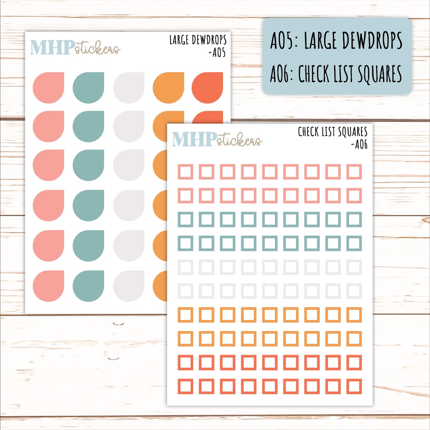 ADD-On's for Monthly Kits "Groovy Summer" || AO