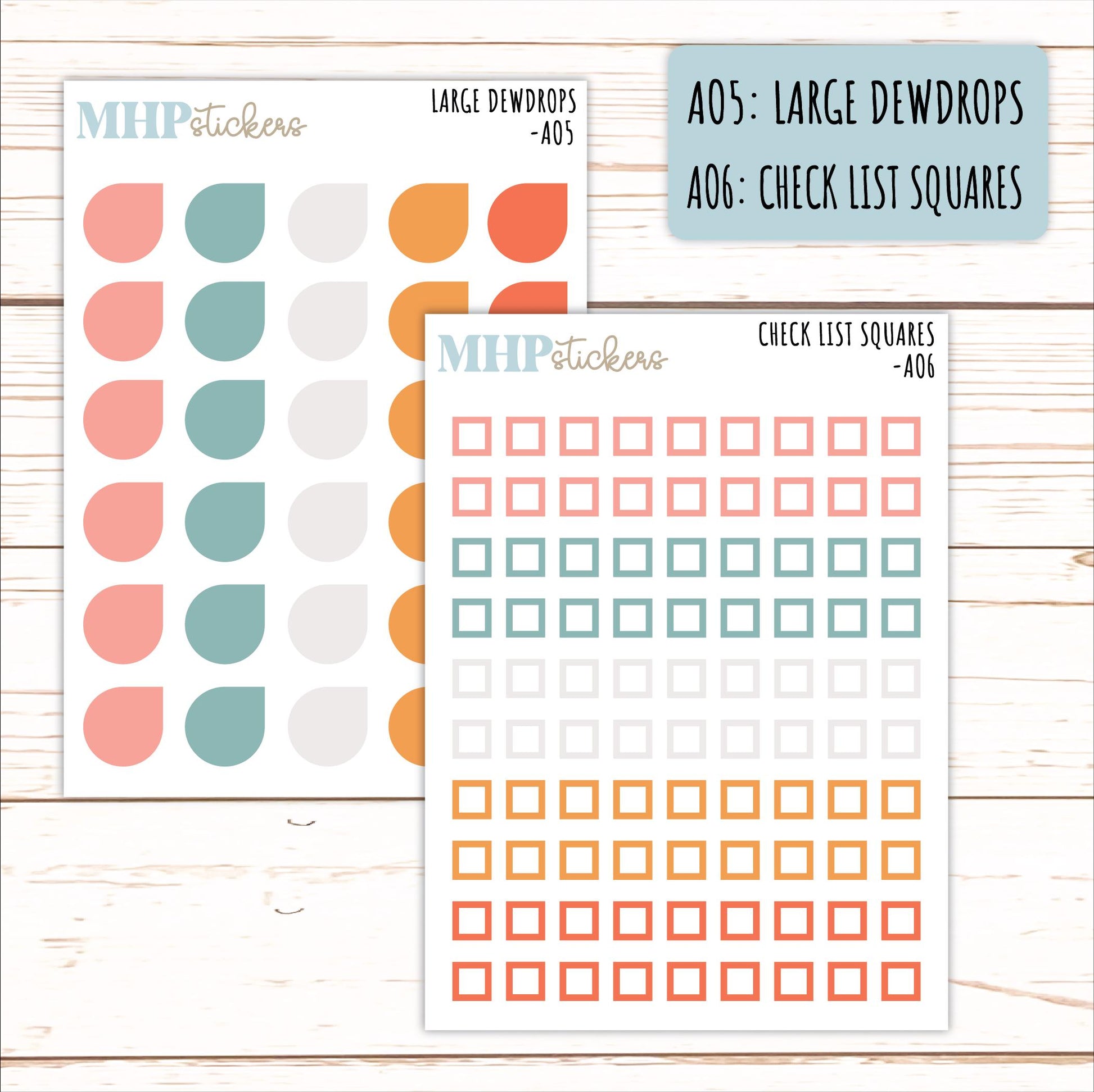 ADD-On's for Monthly Kits "Groovy Summer" || AO