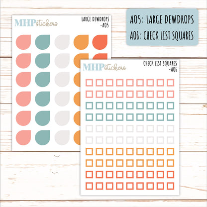 ADD-On's for Monthly Kits "Groovy Summer" || AO