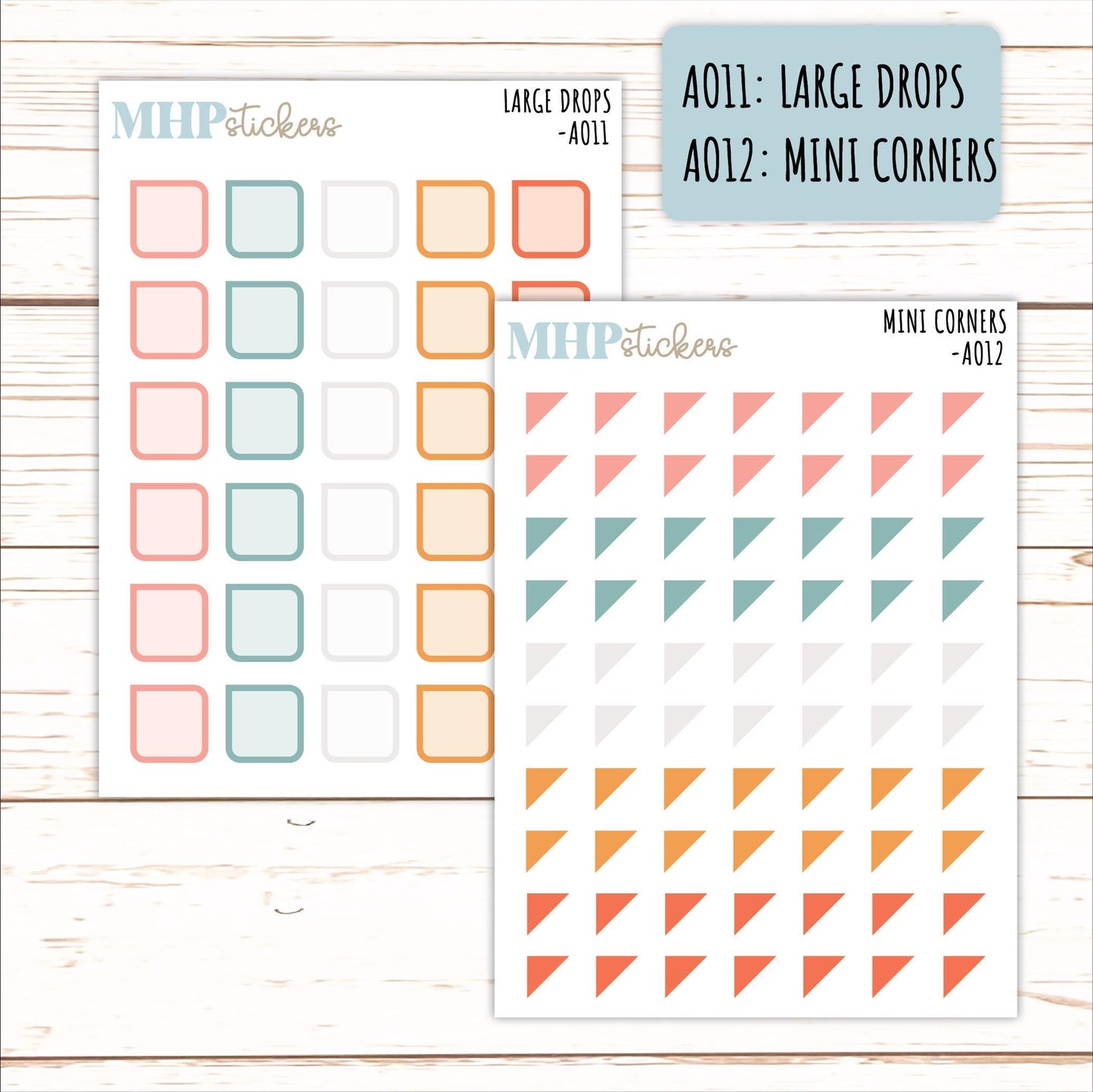 ADD-On's for Monthly Kits "Groovy Summer" || AO