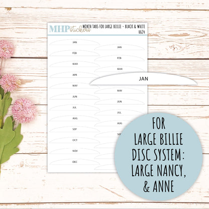 Month Tabs for Laurel Denise Planners || TAB