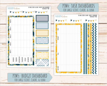 SEPTEMBER 2026 Stickers for the Large Scout, Large Claire, and Large Luna Laurel Denise Planners "Friendship" || PT