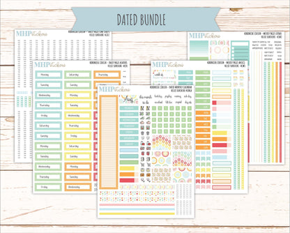 AUGUST 2026 Stickers for Hobonichi Cousin. A5 Planners "Hello Sunshine" || HC