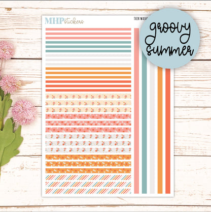 Thin Washi for Laurel Denise Planners. Planner Stickers AUGUST '26 || LD406