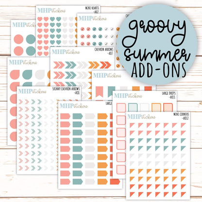 ADD-On's for Monthly Kits "Groovy Summer" || AO