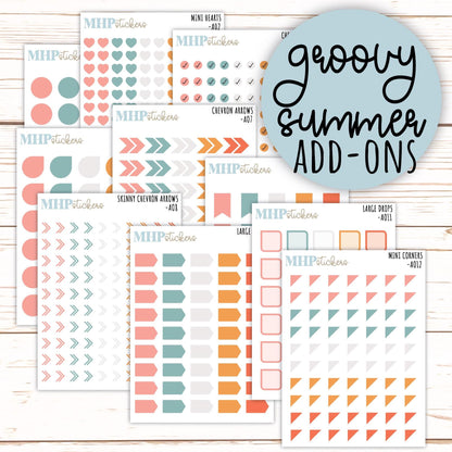 ADD-On's for Monthly Kits "Groovy Summer" || AO