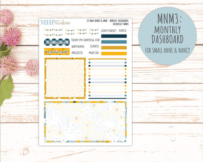 SEPTEMBER 2026 Stickers for Small Nancy & Anne Laurel Denise Planners "Friendship" || MN