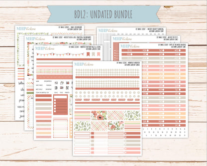 SEPTEMBER 2026 Stickers for the Small Scout Planner. For Laurel Denise Planners. "Autumn Garden" ||SS