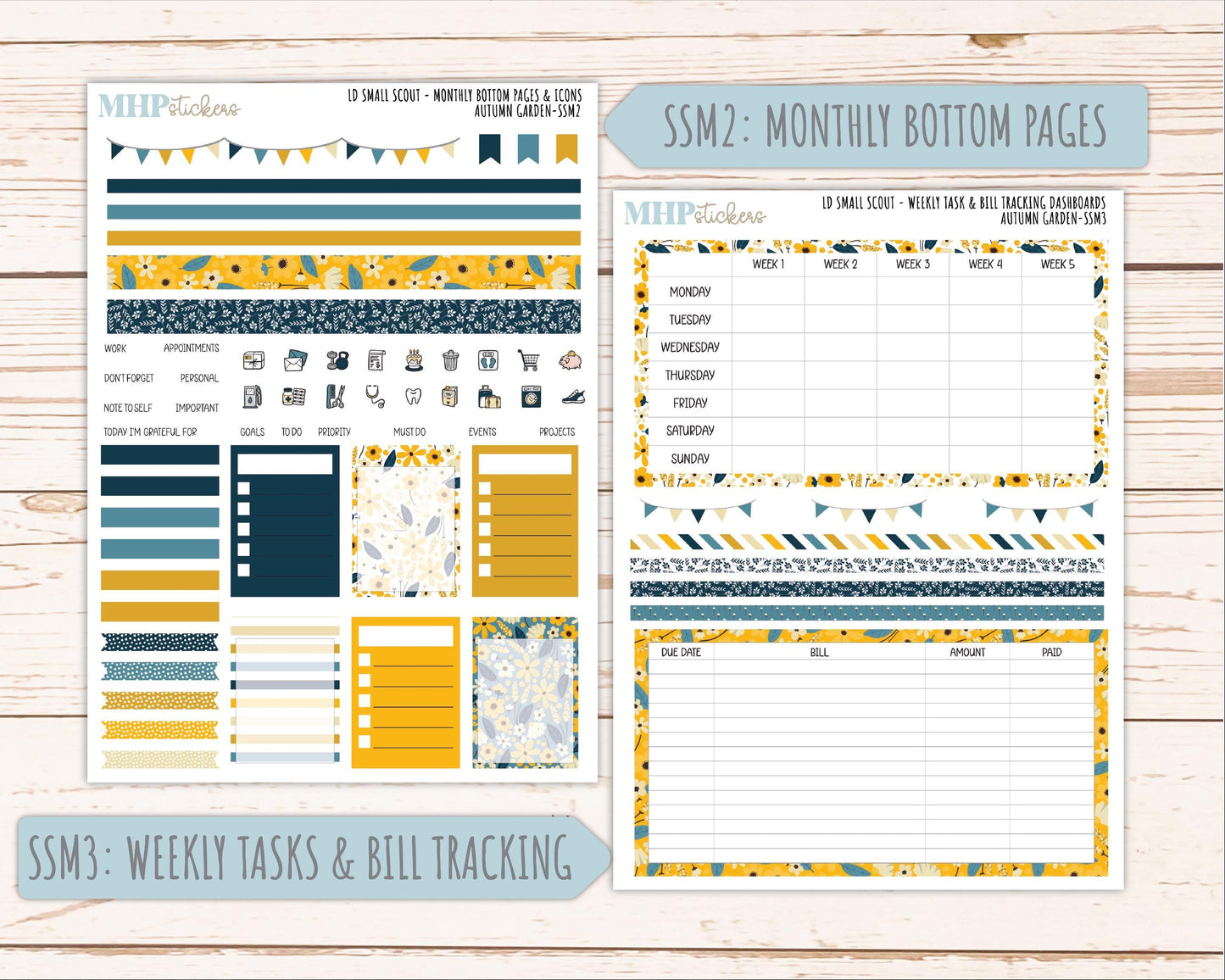 SEPTEMBER 2026 Stickers for the Small Scout Planner. For Laurel Denise Planners. "Friendship" ||SS
