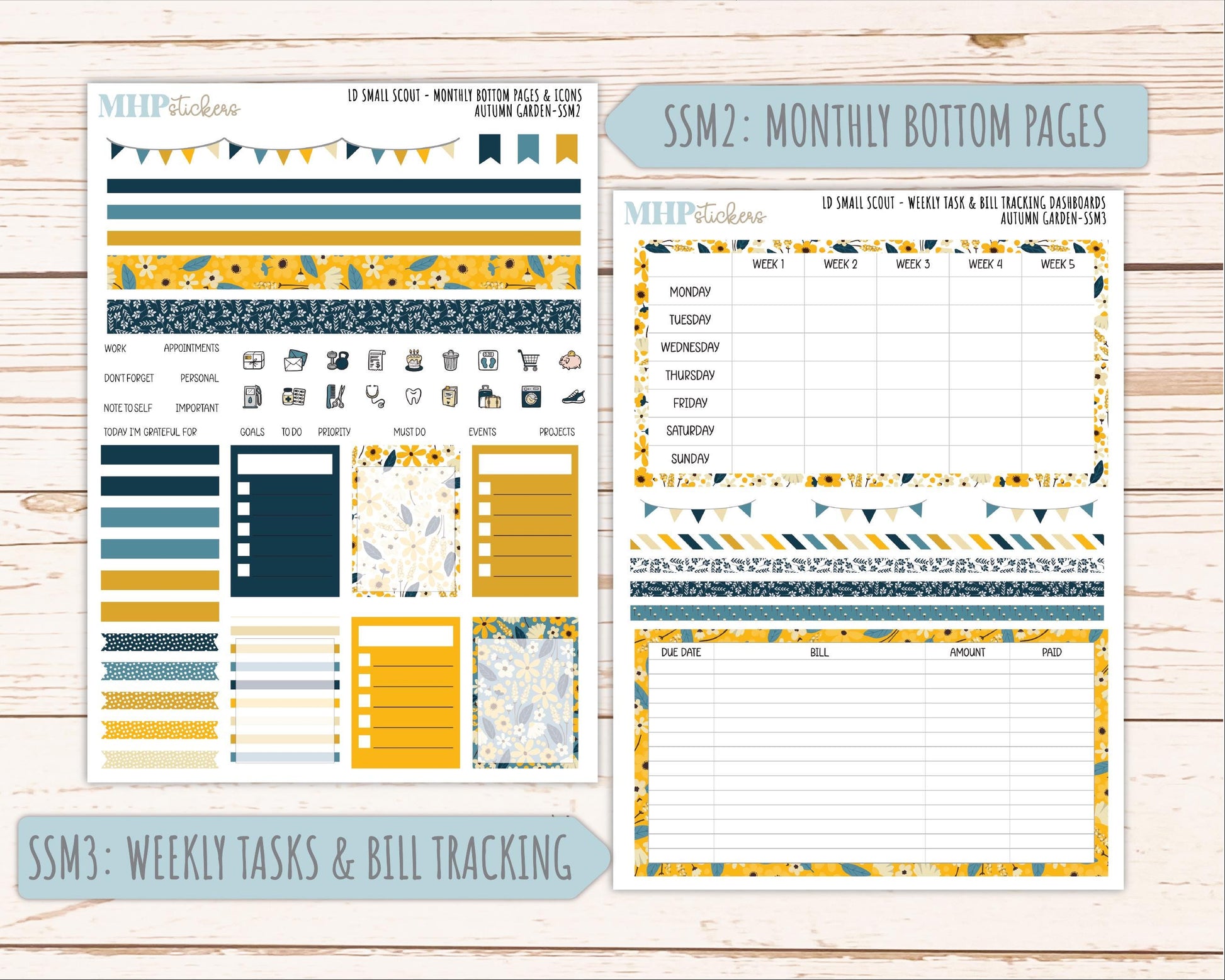 SEPTEMBER 2026 Stickers for the Small Scout Planner. For Laurel Denise Planners. "Friendship" ||SS