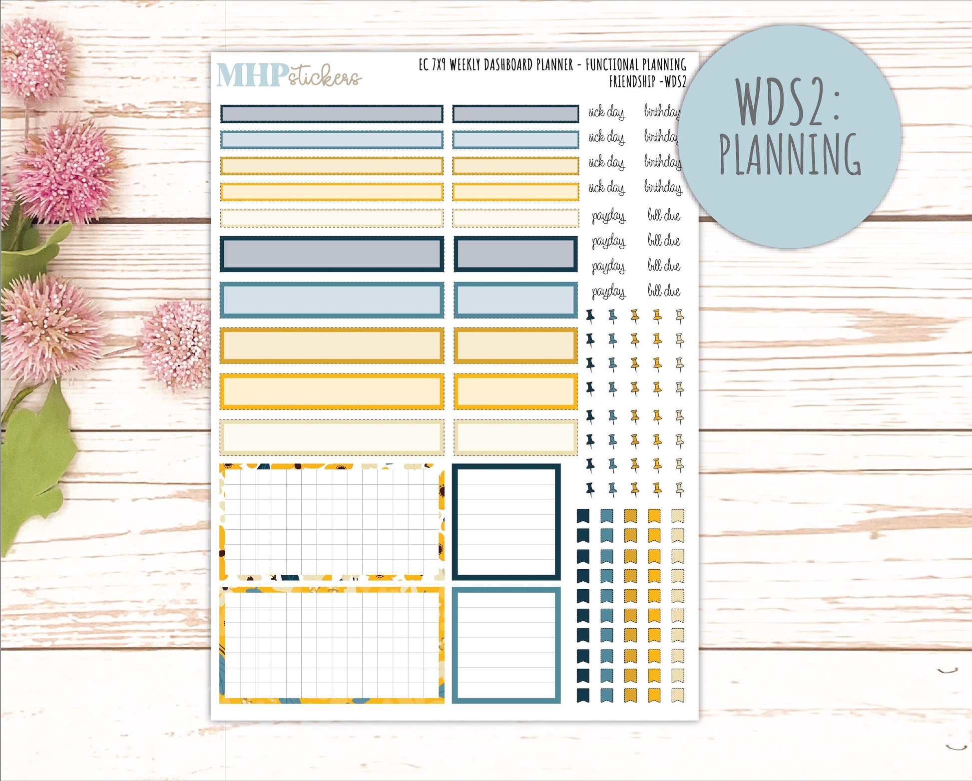 SEPTEMBER Weekly Dashboard Kit for 7x9 Erin Condren Planners. 2026 Collection "Friendship" || ECWDS