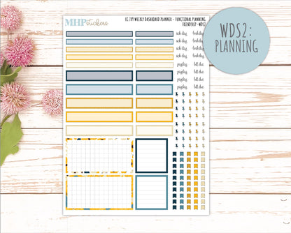 SEPTEMBER Weekly Dashboard Kit for 7x9 Erin Condren Planners. 2026 Collection "Friendship" || ECWDS