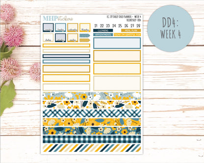 SEPTEMBER Daily Duo Sticker Kit for 7x9 Erin Condren Planners. 2026 Collection "Friendship" || ECDD