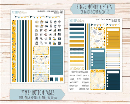 SEPTEMBER 2026 Stickers for the Large Scout, Large Claire, and Large Luna Laurel Denise Planners "Friendship" || PT