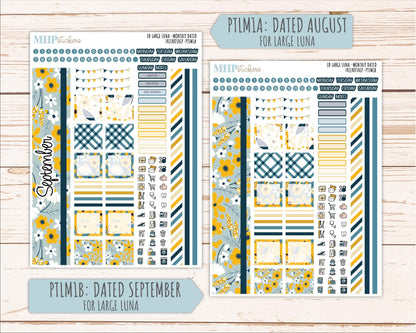 SEPTEMBER 2026 Stickers for the Large Scout, Large Claire, and Large Luna Laurel Denise Planners "Friendship" || PT