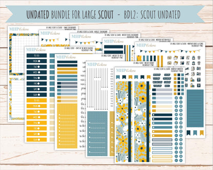 SEPTEMBER 2026 Stickers for the Large Scout, Large Claire, and Large Luna Laurel Denise Planners "Friendship" || PT