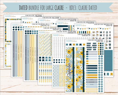 SEPTEMBER 2026 Stickers for the Large Scout, Large Claire, and Large Luna Laurel Denise Planners "Friendship" || PT