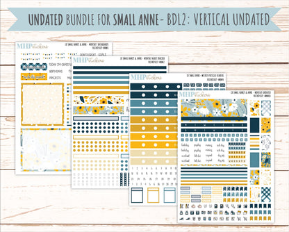 SEPTEMBER 2026 Stickers for Small Nancy & Anne Laurel Denise Planners "Friendship" || MN