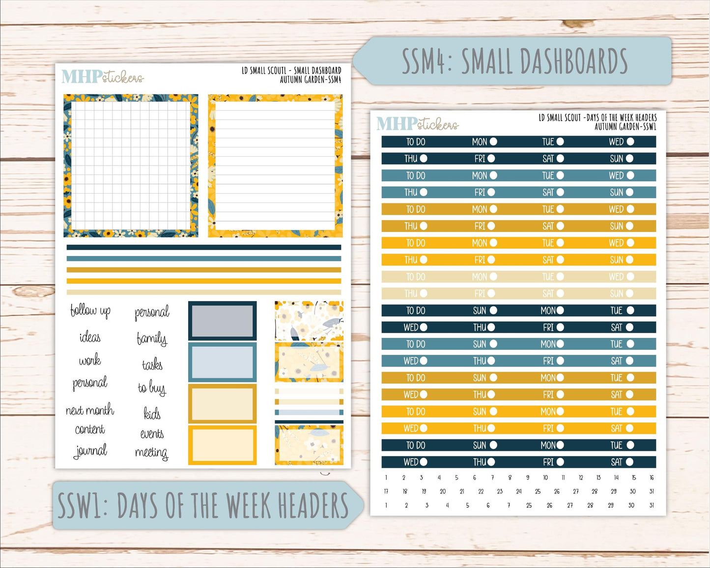 SEPTEMBER 2026 Stickers for the Small Scout Planner. For Laurel Denise Planners. "Friendship" ||SS