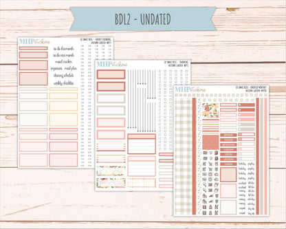 SEPTEMBER 2026 Stickers for The Small Rose Laurel Denise Planner. "Autumn Garden" || MPP