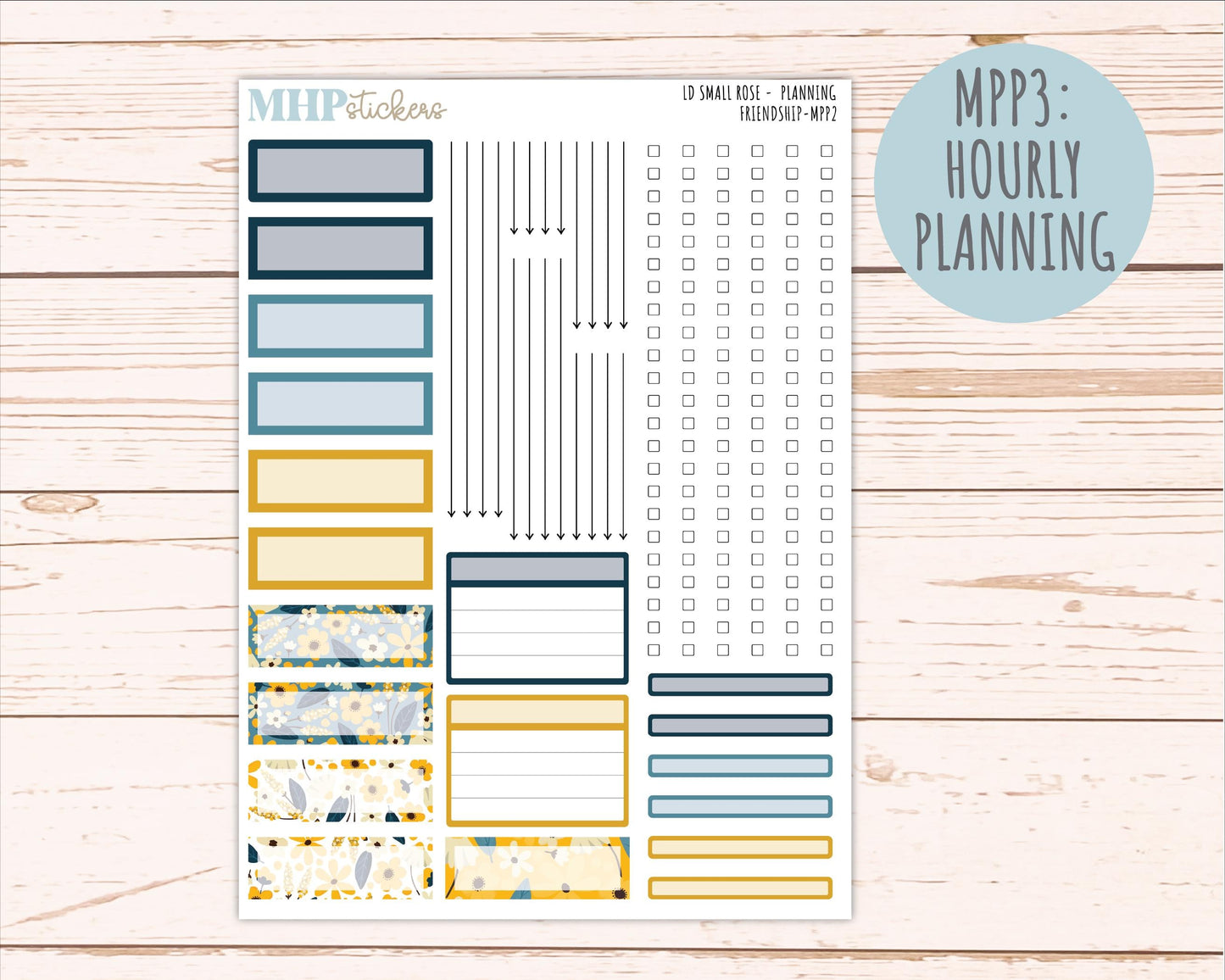 SEPTEMBER 2026 Stickers for The Small Rose Laurel Denise Planner. "Friendship" || MPP