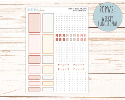 SEPTEMBER 2026 Stickers for The Jo, Laurel Denise Planner "Autumn Garden" || POP