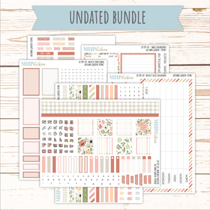 SEPTEMBER 2026 Stickers for The Jo, Laurel Denise Planner "Autumn Garden" || POP