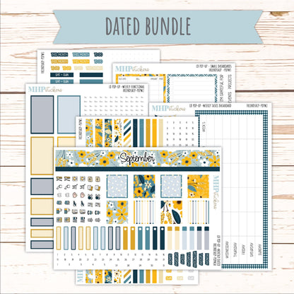 SEPTEMBER 2026 Stickers for The Jo, Laurel Denise Planner "Friendship" || POP