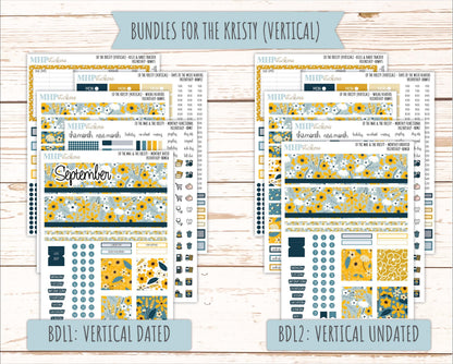 SEPTEMBER 2026 Stickers for the Mae & Kristy Laurel Denise Planners "Friendship" || BB