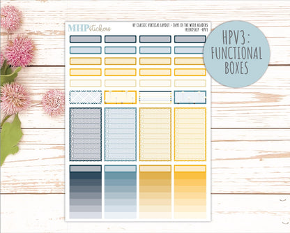 SEPTEMBER Stickers for Happy Planner Classic Vertical Layout. 2026 Collection. "Friendship" || HPV