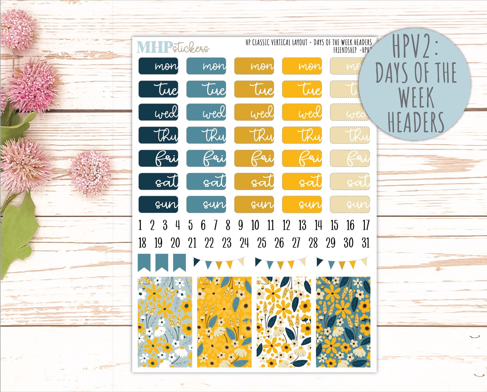 SEPTEMBER Stickers for Happy Planner Classic Vertical Layout. 2026 Collection. "Friendship" || HPV