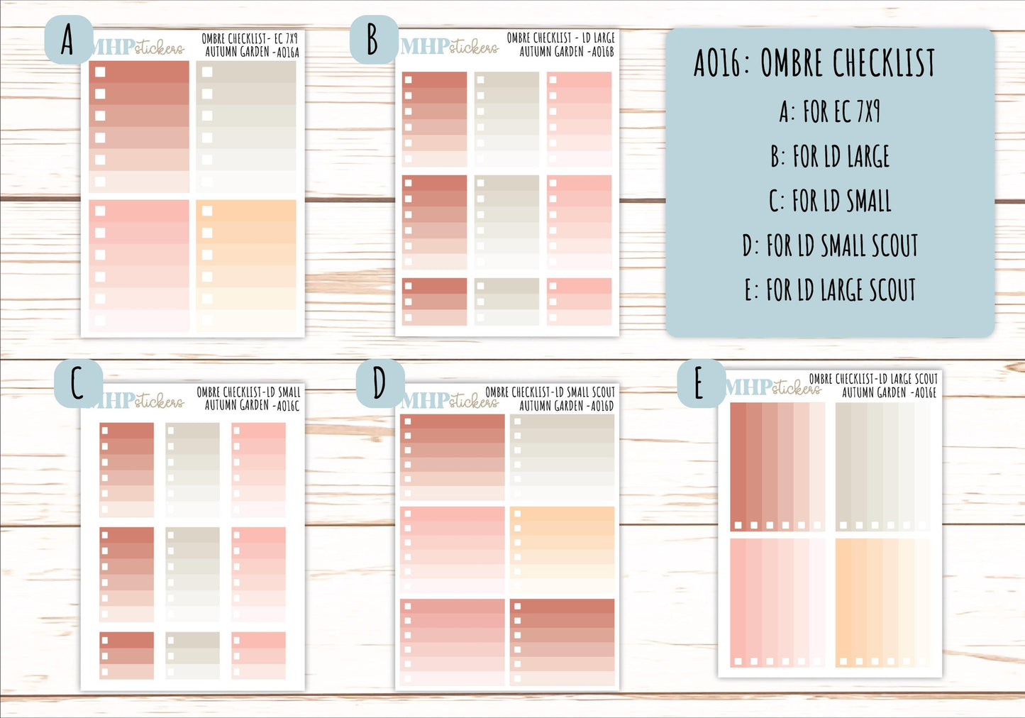 Basic Labels & Habit Trackers. ADD-On's for Monthly Kits "Autumn Garden" || AOBL