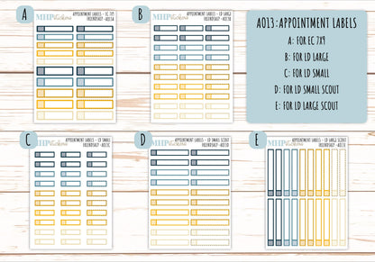 Basic Labels & Habit Trackers. ADD-On's for Monthly Kits "Friendship" || AOBL